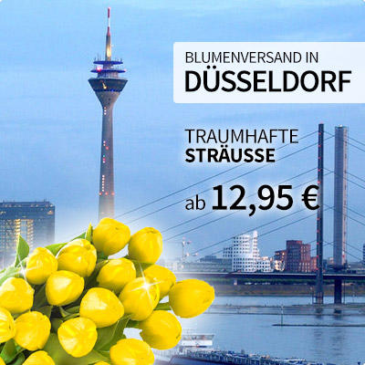 Blumen online versenden in Düsseldorf