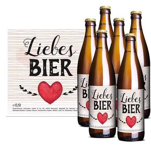 6 Flaschen Liebes Bier
