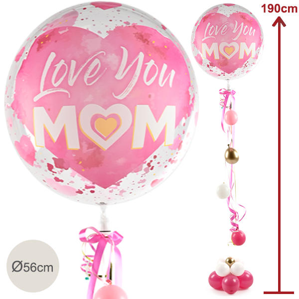 Extra großer Ballon Love You Mom