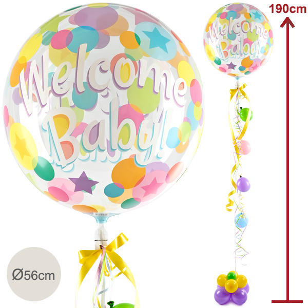 Extra großer Ballon Welcome Baby