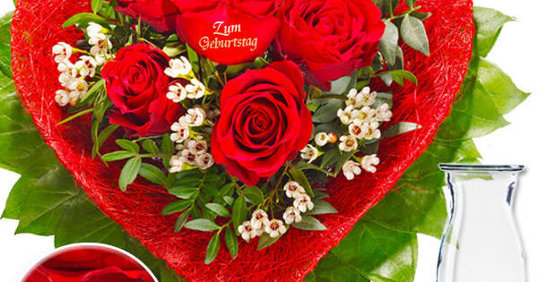 Zum Geburtstag Fur Die Liebsten Rosenstrauss Mit Goldbedruckter Rose Blumen Online Bestellen Bundesweit